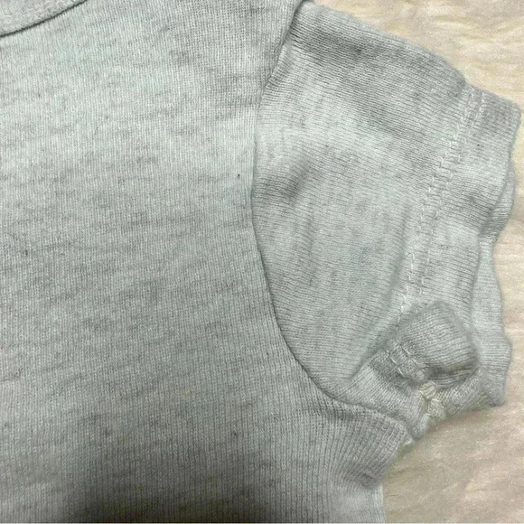 Gerber Onesie Diaper Shirt  Grey Camping Animals Tent Size Newborn - Picture 12 of 16